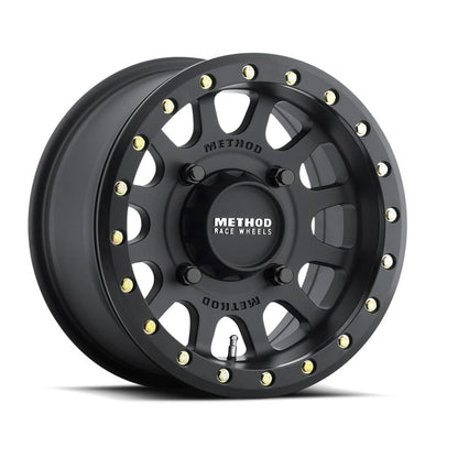 Method Race Wheels 401 Beadlock Wheels - 15x7, 4/136, 5+2, Matte Black [MPN: MR40157047552B]_883690