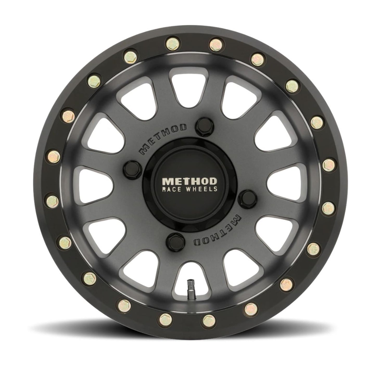 Method Race Wheels 401 Beadlock Wheels - 15x7, 4/136, 5+2, Titanium [MPN: MR40157047852B]_883691
