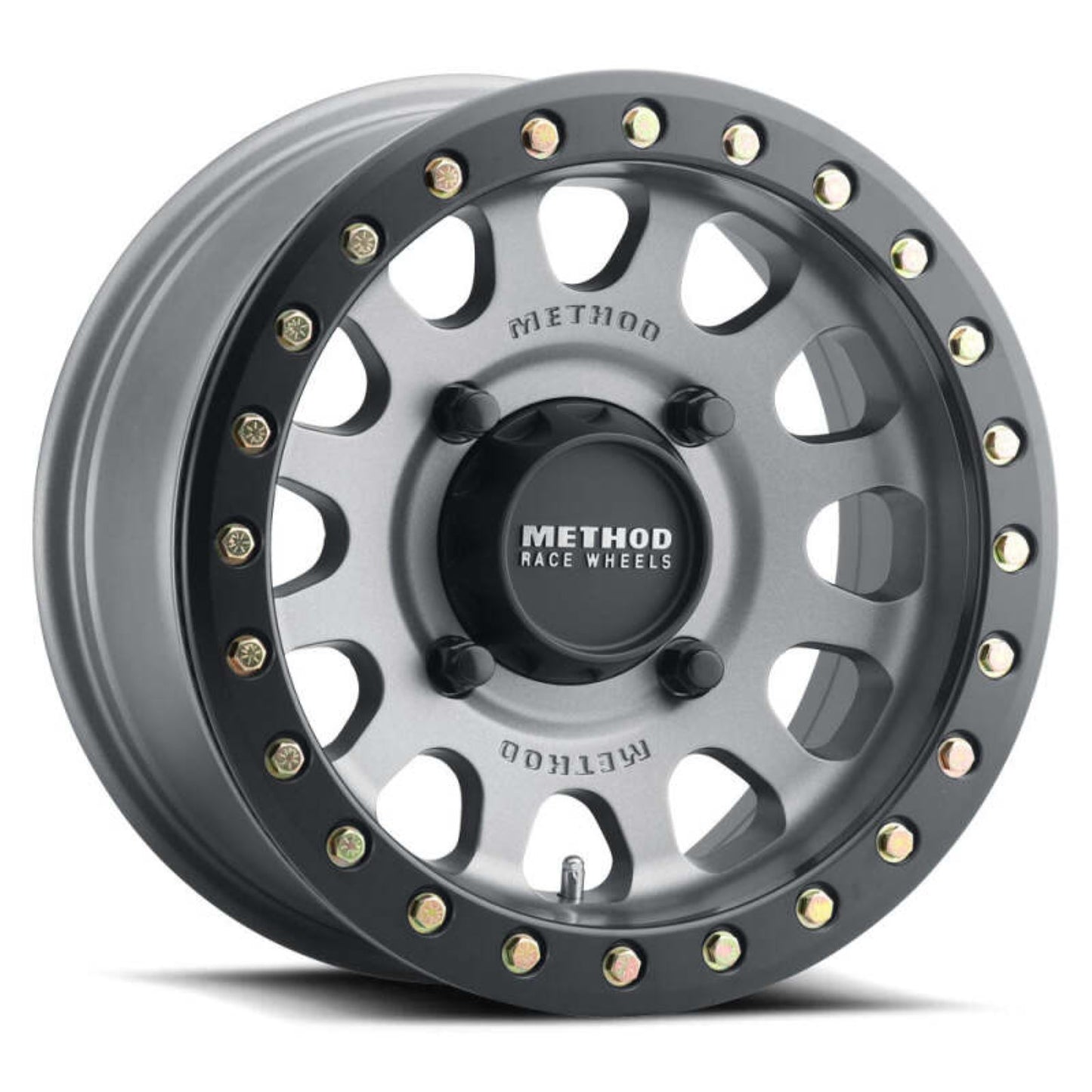 Method Race Wheels 401 Beadlock Wheels - 15x7, 4/136, 5+2, Titanium [MPN: MR40157047852B]_1664149