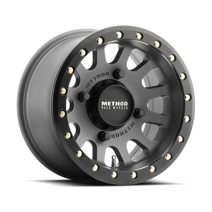 Method Race Wheels 401 Beadlock Wheels - 15x7, 4/136, 5+2, Titanium [MPN: MR40157047852B]_883692