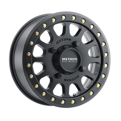 Method Race Wheels 401 Beadlock Wheels - 15x7, 4/156, 5+2, Matte Black [MPN: MR40157046552B]_883693