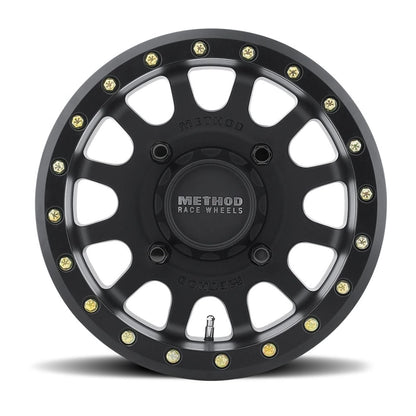 Method Race Wheels 401 Beadlock Wheels - 15x7, 4/156, 5+2, Matte Black [MPN: MR40157046552B]_883694
