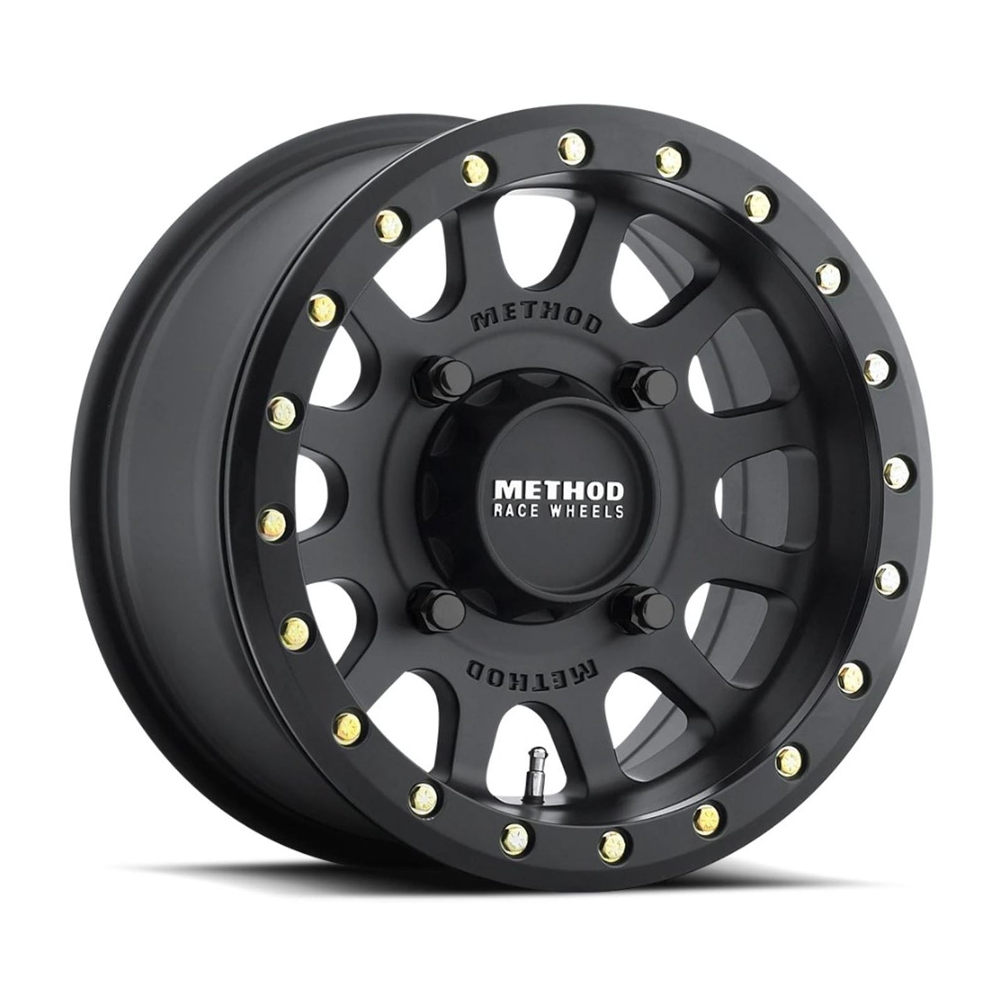 Method Race Wheels 401 Beadlock Wheels - 15x7, 4/156, 5+2, Matte Black [MPN: MR40157046552B]_883695
