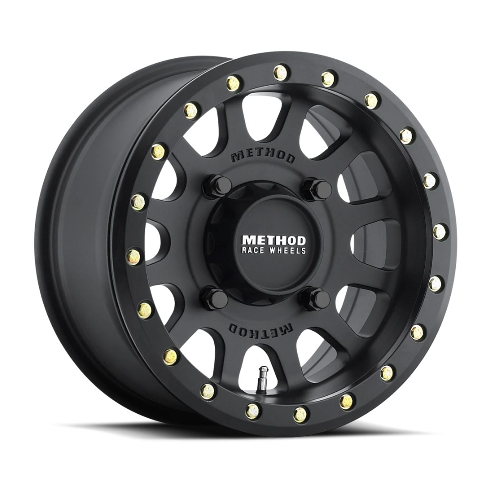 Method Race Wheels 401 Beadlock Wheels - 15x7, 4/156, 5+2, Matte Black [MPN: MR40157046552B]_883695