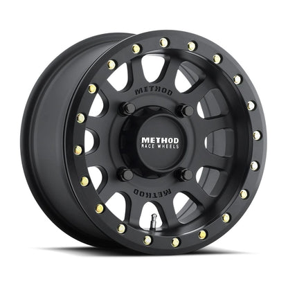 Method Race Wheels 401 Beadlock Wheels - 15x7, 4/156, 5+2, Matte Black [MPN: MR40157046552B]_883695