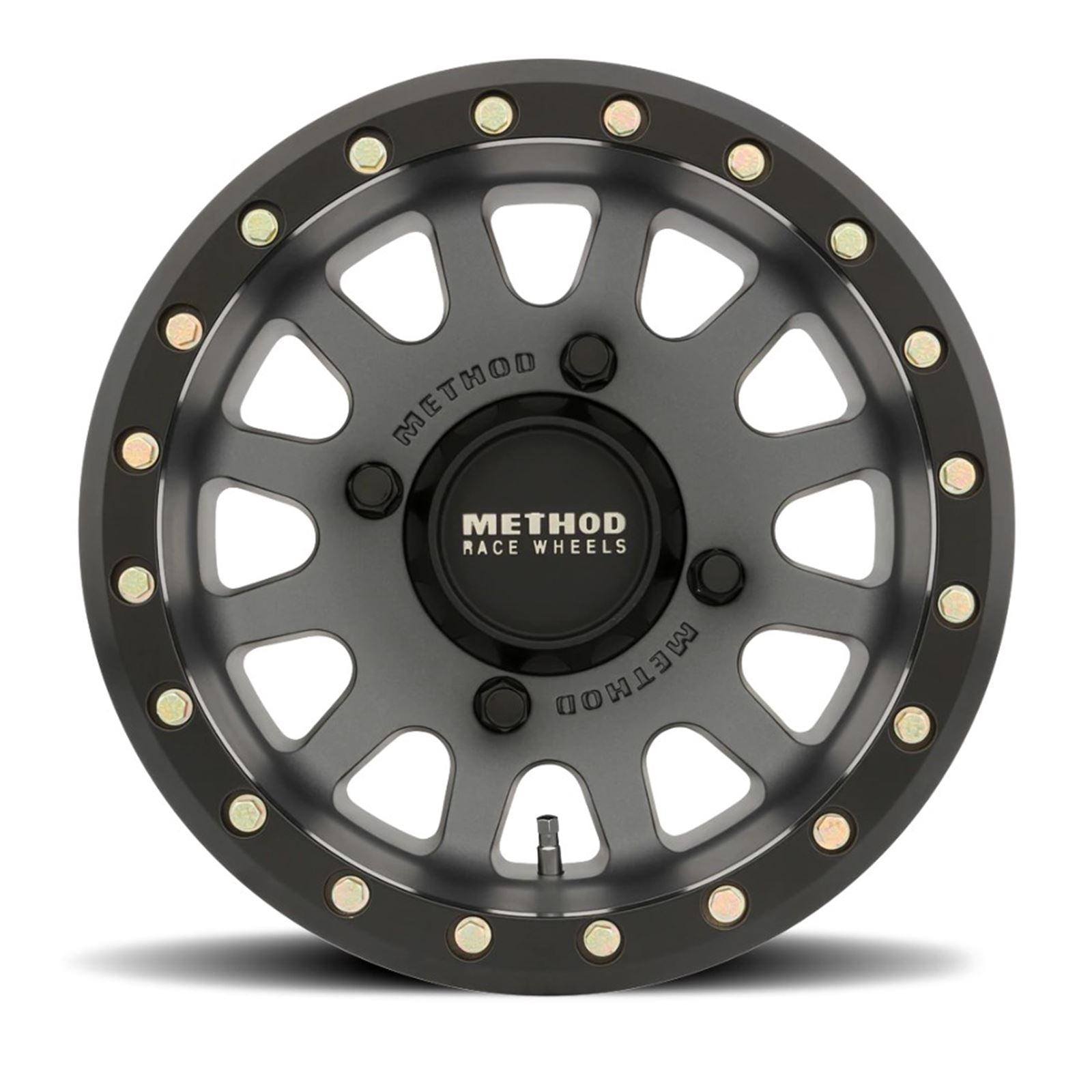 Method Race Wheels 401 Beadlock Wheels - 15x7, 4/136, 5+2, Titanium [MPN: MR40157046852B]_883696