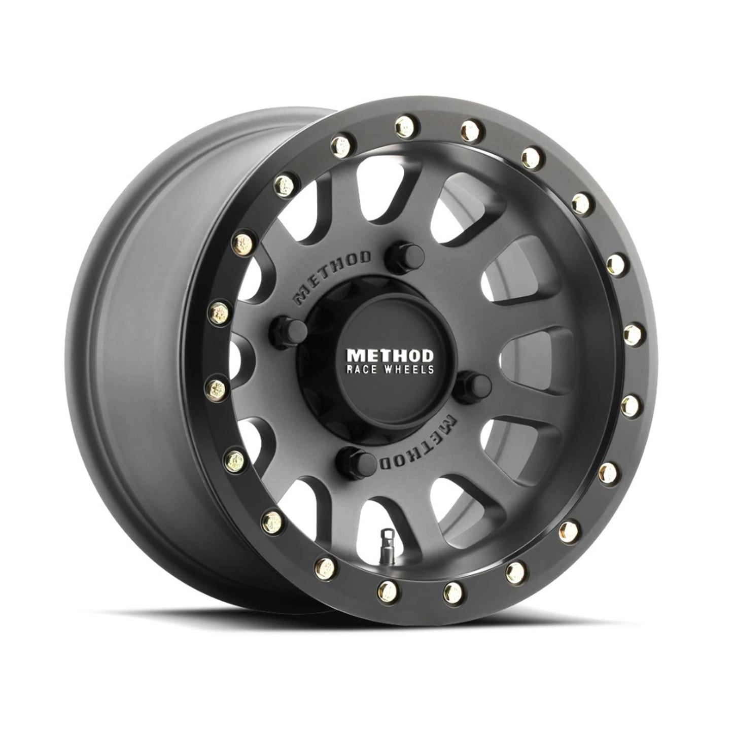 Method Race Wheels 401 Beadlock Wheels - 15x7, 4/136, 5+2, Titanium [MPN: MR40157046852B]_883697