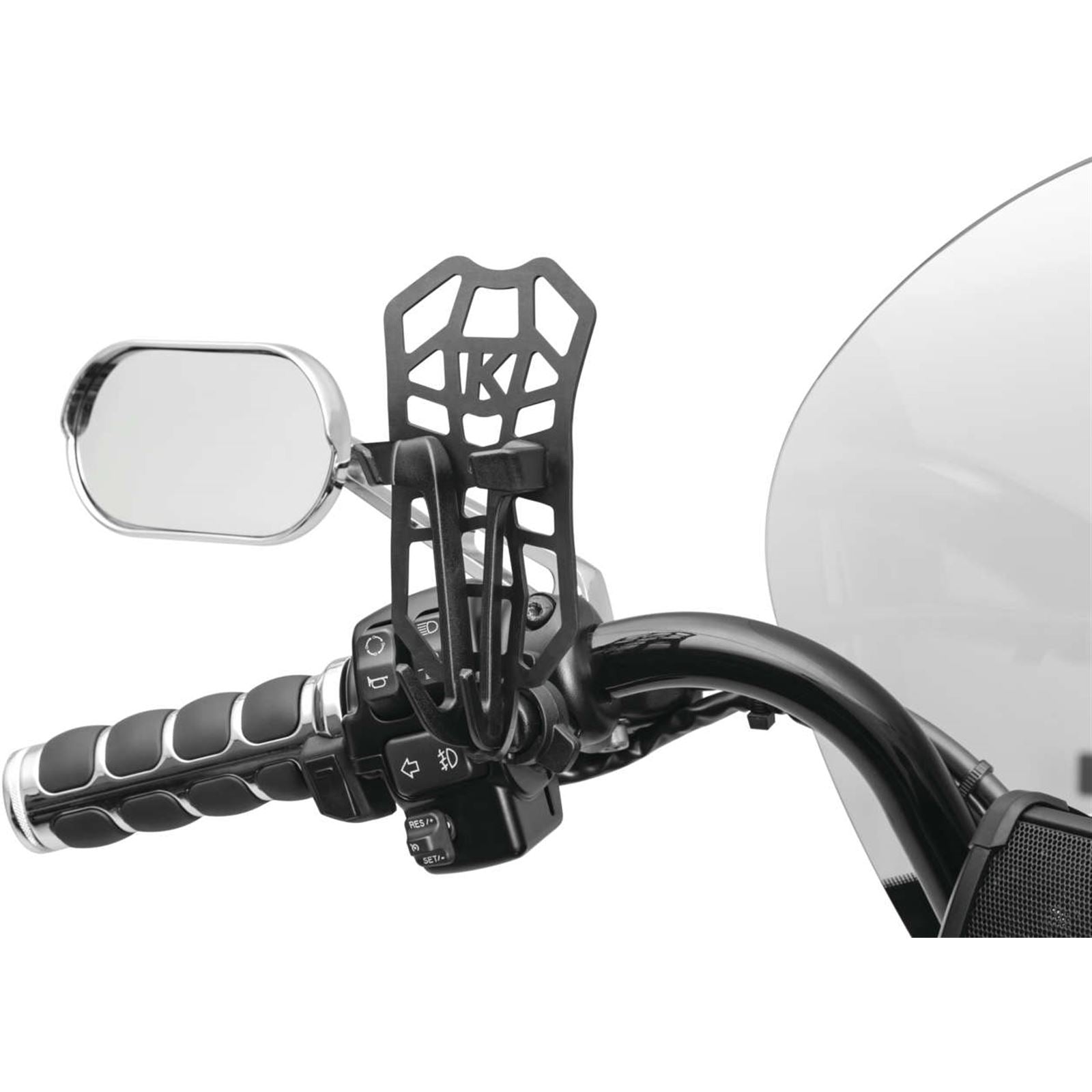 Kuryakyn Free-Flex Device and Cup Holder - Universal Perch Mount 6437_1066865