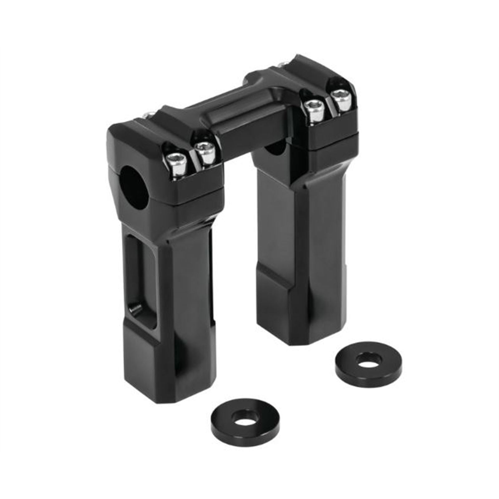 Kuryakyn Billet Risers 5" - Black 6132_889794