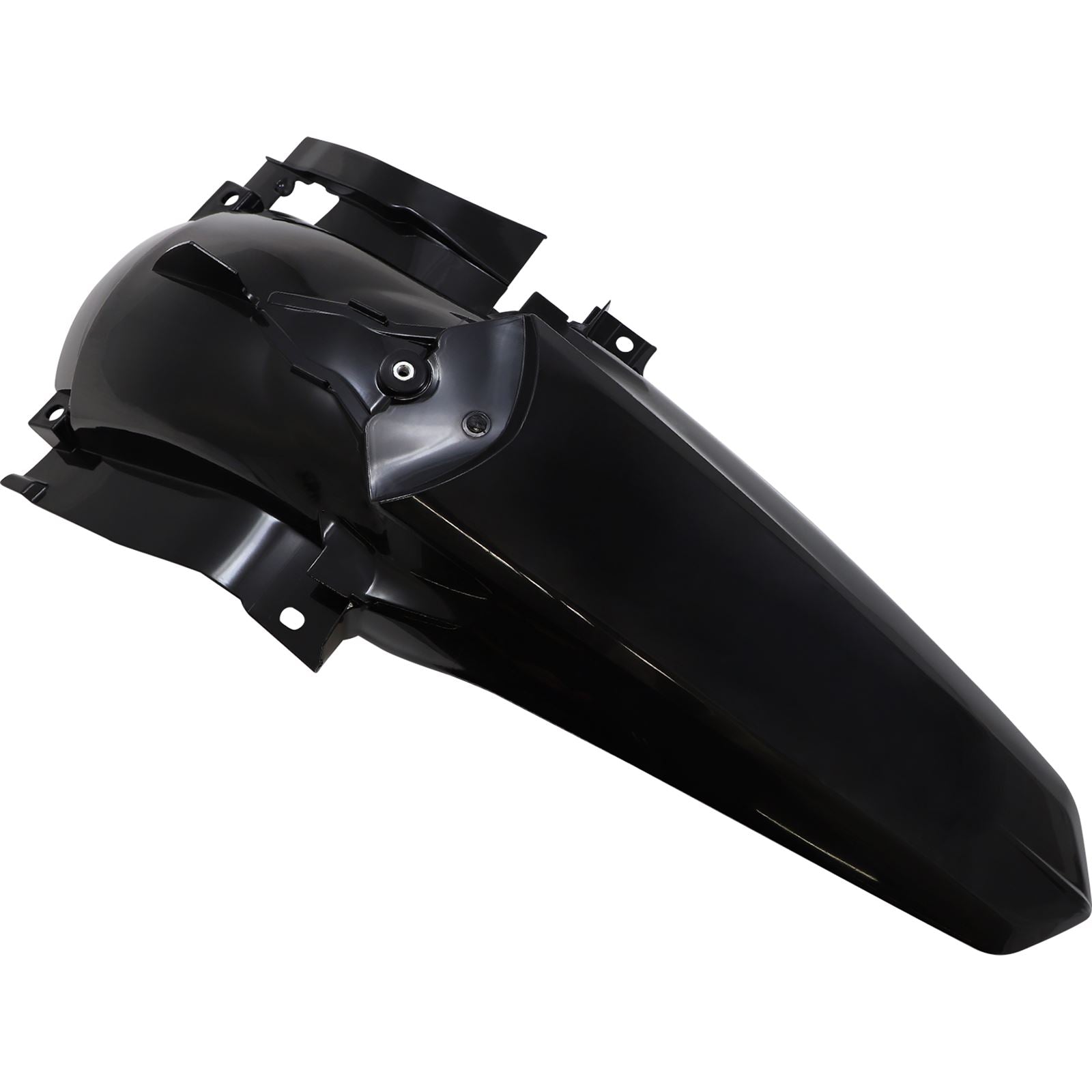 UFO Plastics MX Rear Fenders for Yamaha YZ 125/250 - Black [MPN: YA04875-001]_1094903