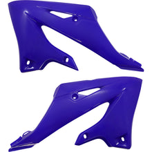 UFO Plastics Radiator Shrouds for Yamaha YZ 125/250 - Blue [MPN: YA04876-089]_1094884