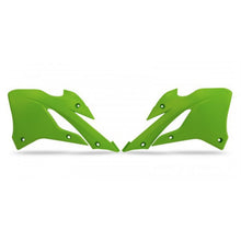 UFO Plastics Radiator Shrouds for Kawasaki KX 85 - Green [MPN: KA04758-026]_1170604