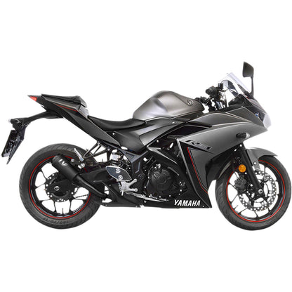 LeoVince LV-10 Slip-On Muffler - Full Black for Yamaha [MPN: 15212FB]_1065388