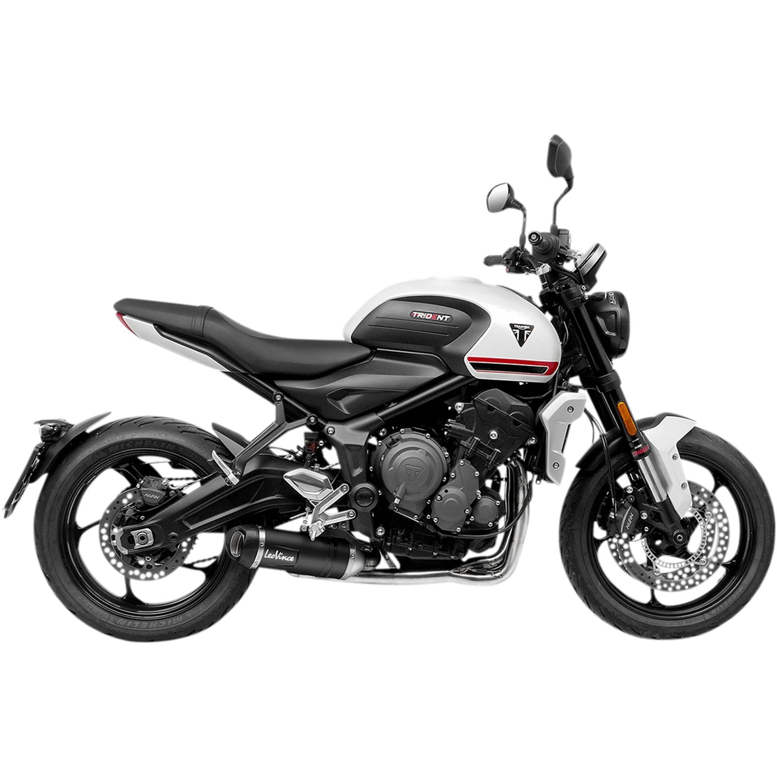 Leovince LV-10 Slip-On Muffler - Black for Triumph [MPN: 14385EB]_1065395