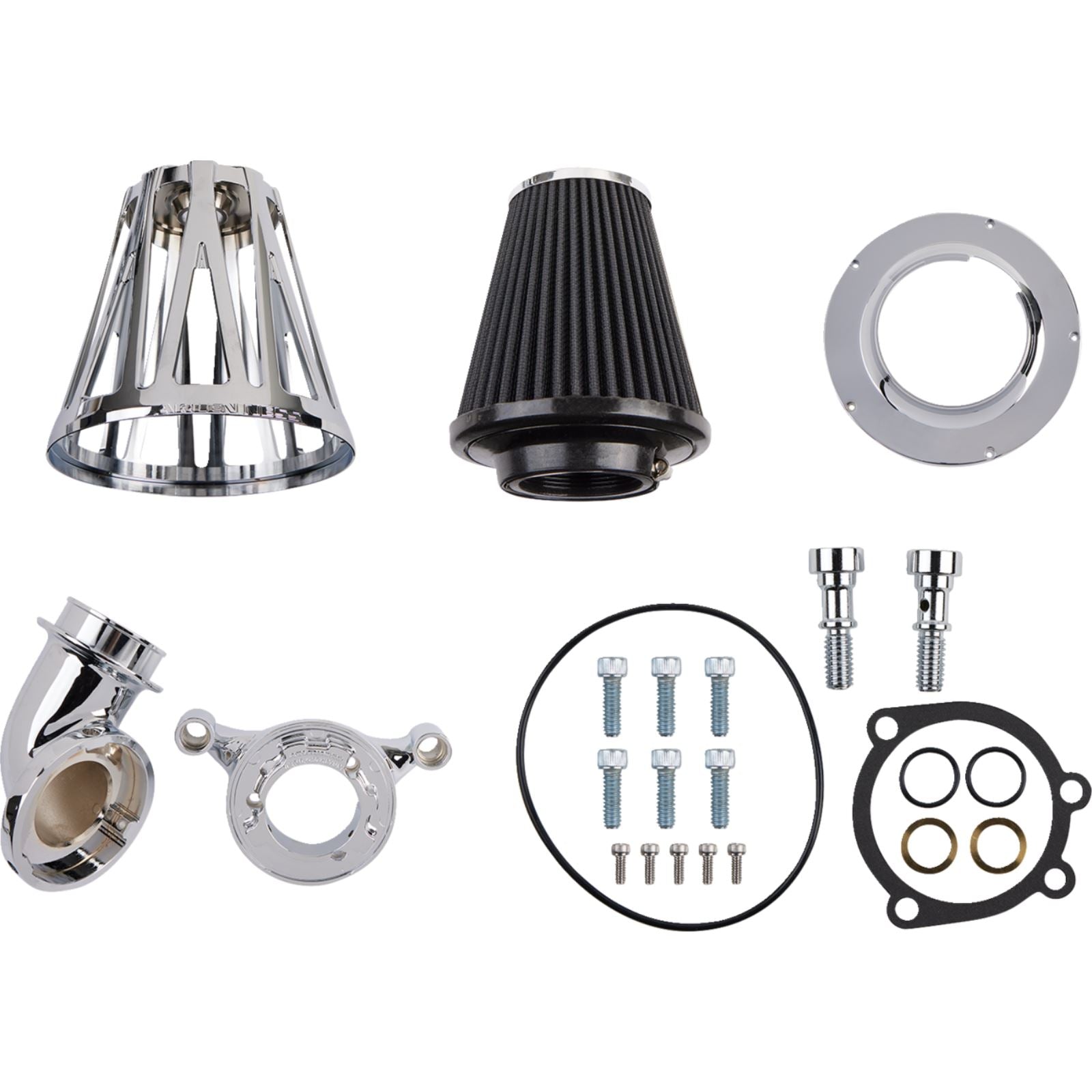 Arlen Ness Air Cleaner - Crossfire - Chrome 600-090_1169515