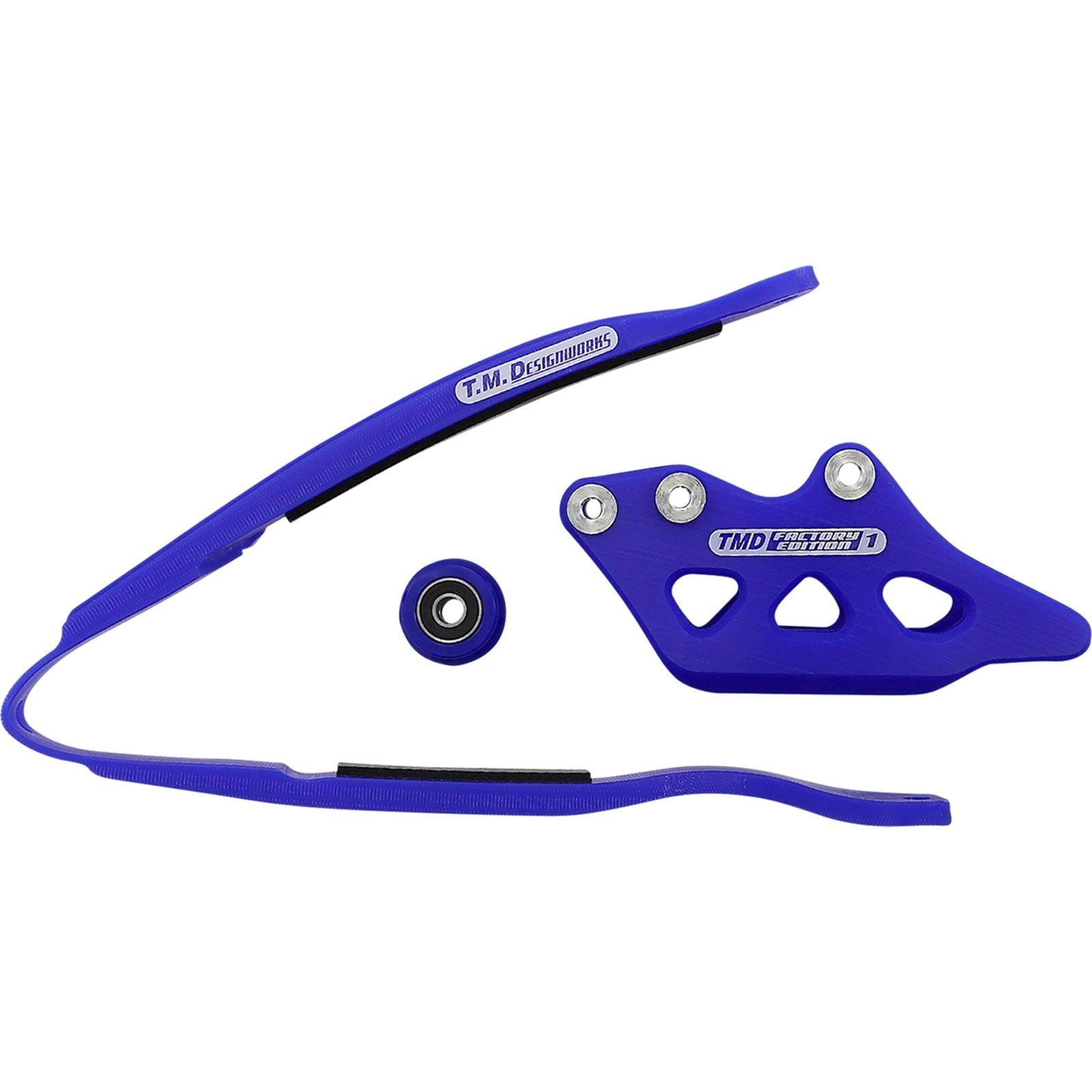 TM Design Works Chain Guide/Slider for Yamaha - Blue [MPN: YCP-K18-BU]_1095098