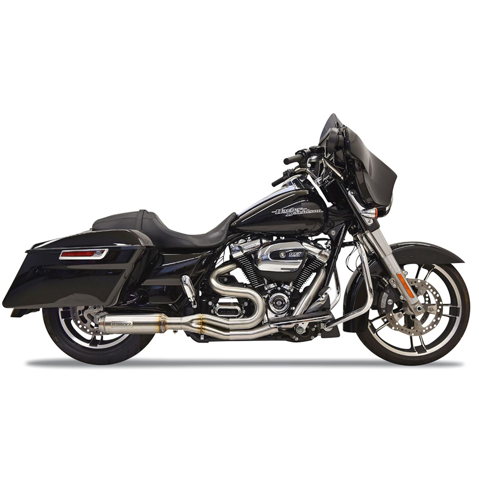 Bassani Manufacturing Mid-Length Super Bike Exhaust System for Harley-Davidson [MPN: 1F98SS]_1063153