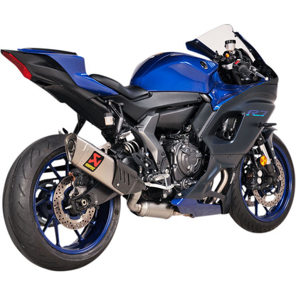 Akrapovic Exhaust System - Racing Line - Titanium for 2022-2024 Yamaha YZF-R7 [MPN: S-Y7R12-APT]_1065242