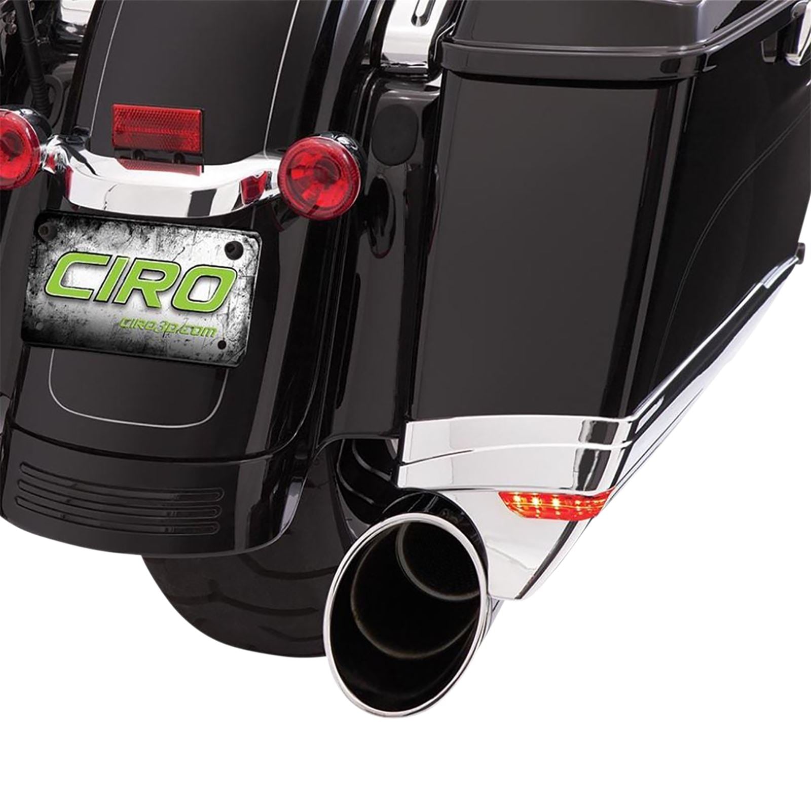 Ciro Saddlebag Extensions - '14-'21 - Chrome [MPN: 40110]_860397