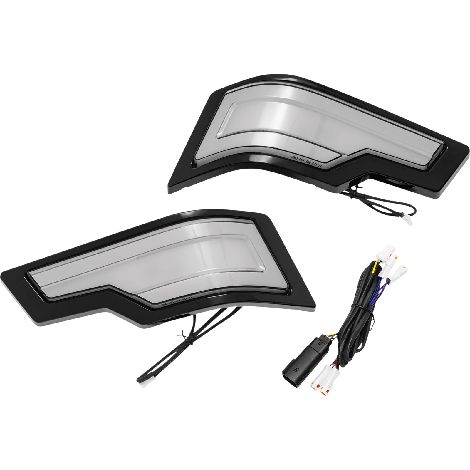 Kuryakyn Tracer Tour-Pak Lights Rear Lights, Black 2955_1130489