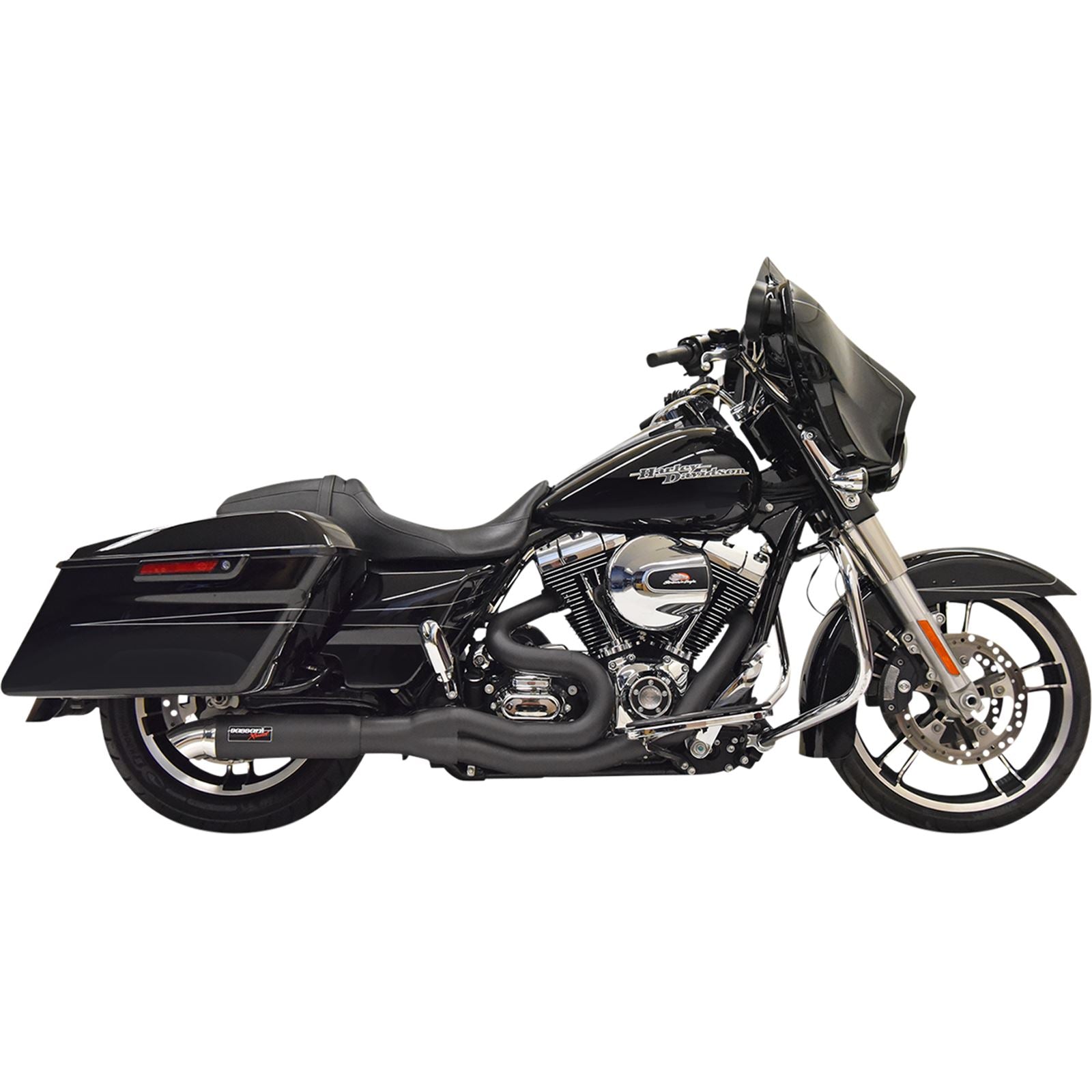 Bassani Manufacturing 2:1 Exhaust - Hotrod - Black [MPN: 1F67B]_1065258