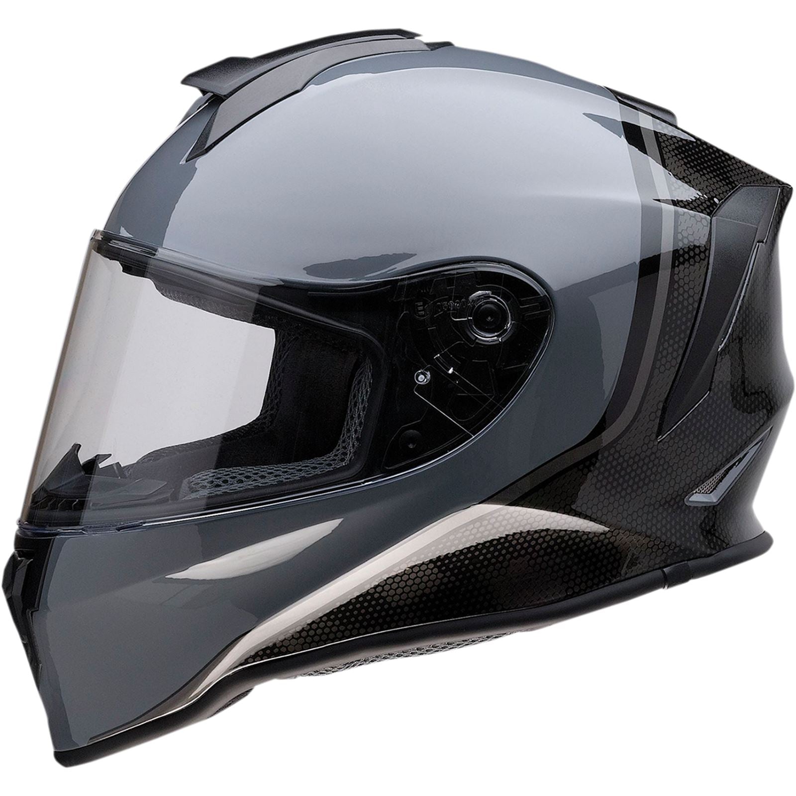 Z1R Youth Warrant Helmet - Kuda - Gloss Gray_1063189