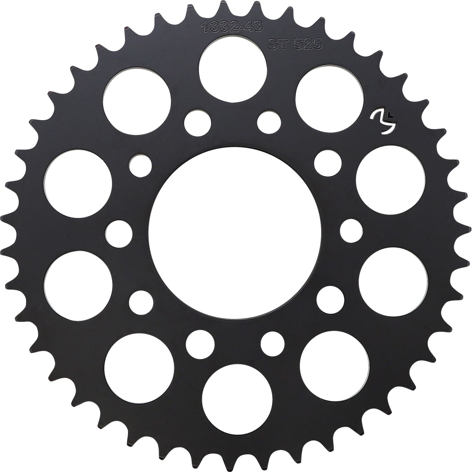 Moose Offroad Steel Rear Sprocket for Honda - 43-Tooth 1210-1332-43-ST_1104232