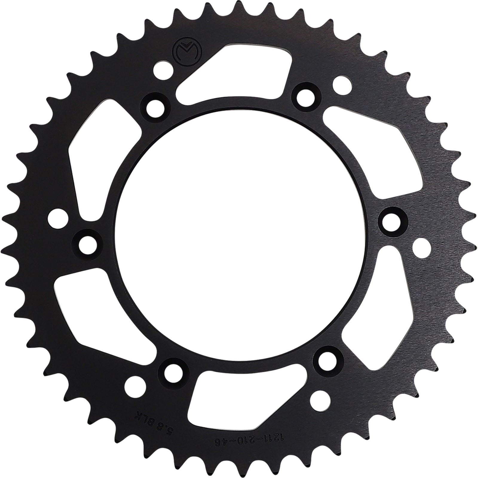 Moose Offroad Rear Aluminum Sprocket - Black - 46 Tooth 1211-210-46-10_1075062