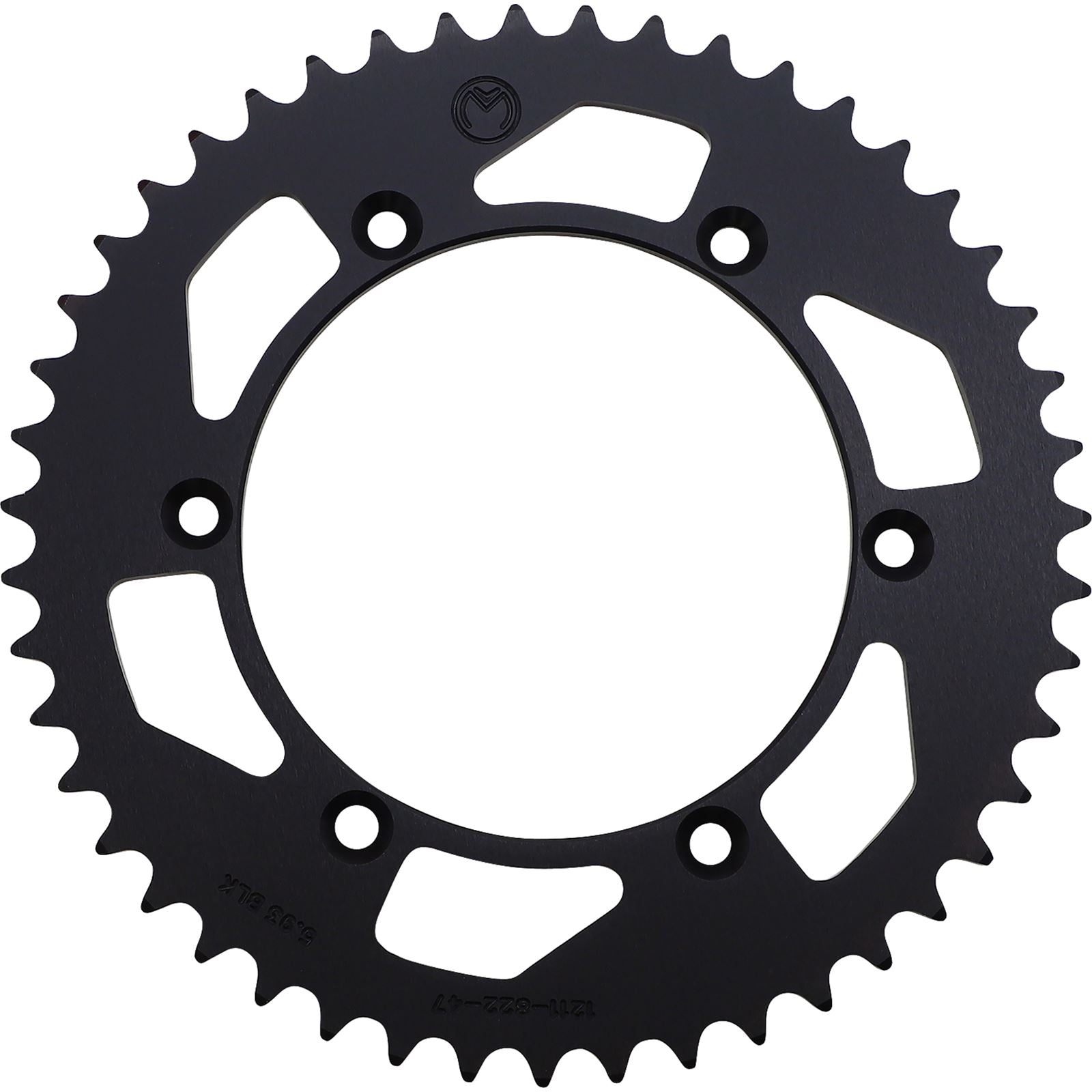 Moose Offroad Rear Aluminum Sprocket - Black - 47-Tooth 1211-822-47-10_1075057