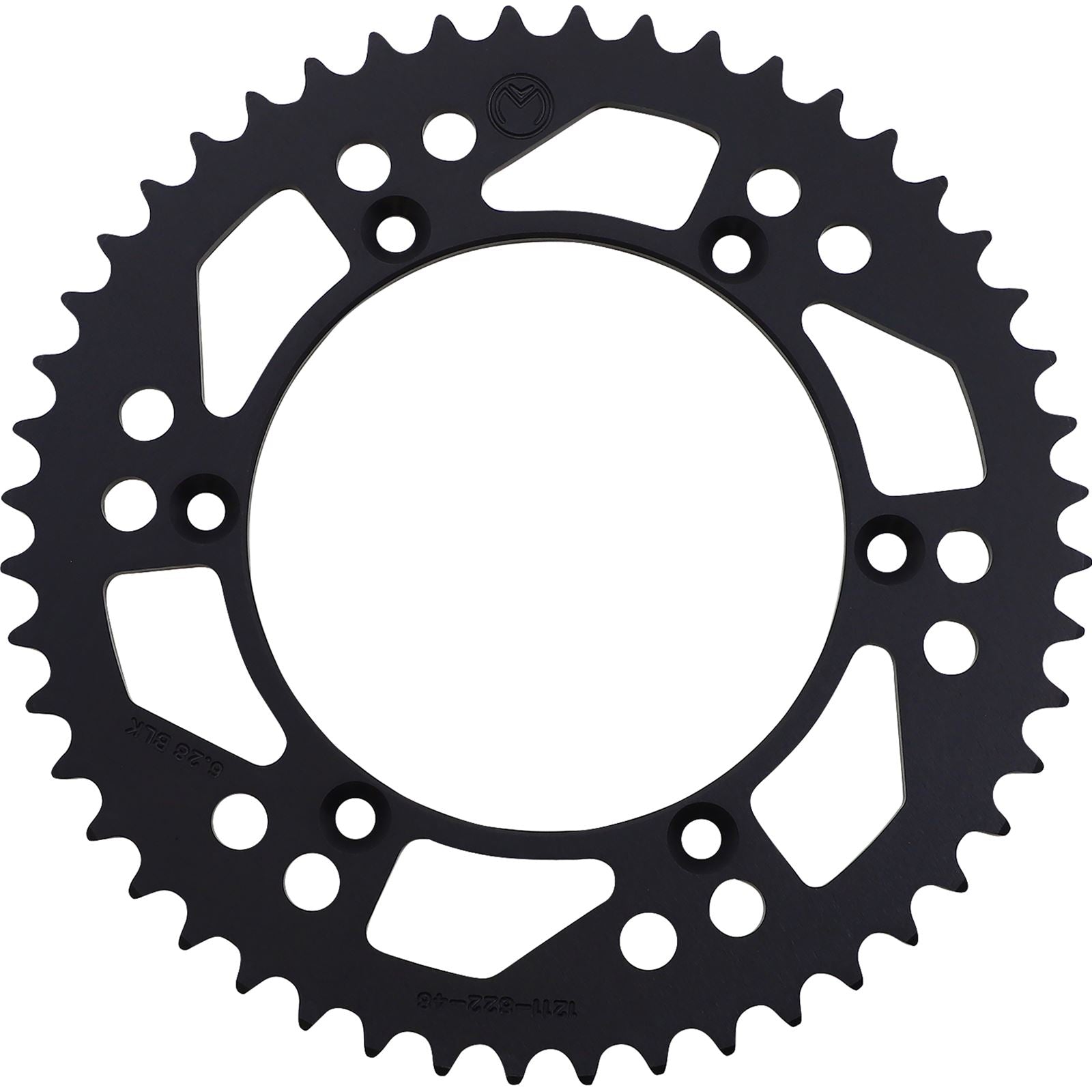 Moose Offroad Rear Aluminum Sprocket - Black - 48 Tooth 1211-822-48-10_1075056