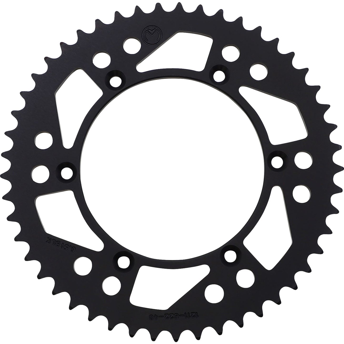 Moose Offroad Rear Aluminum Sprocket - Black - 49 Tooth 1211-822-49-10_1075055