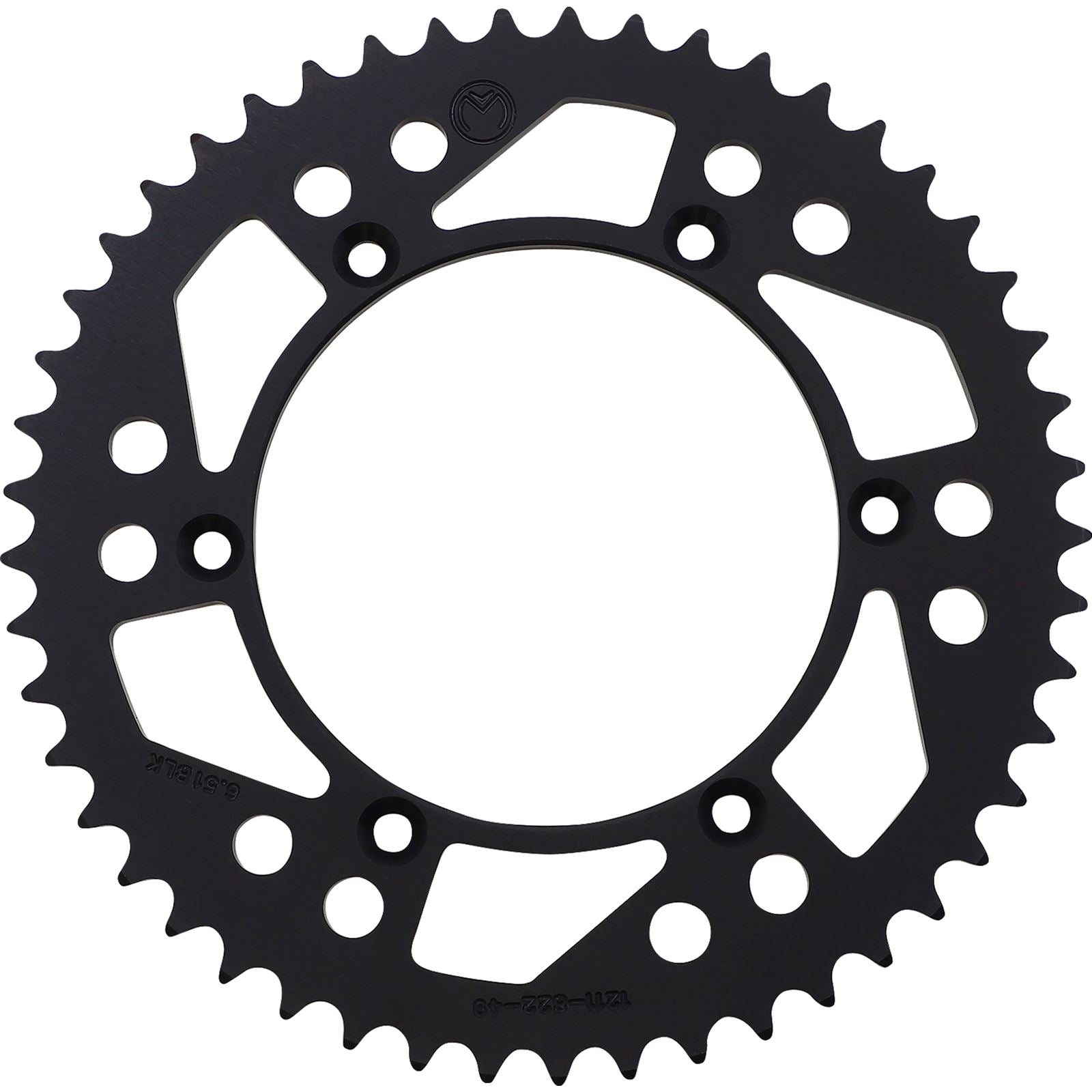 Moose Offroad Rear Aluminum Sprocket - Black - 49 Tooth 1211-822-49-10_1075055