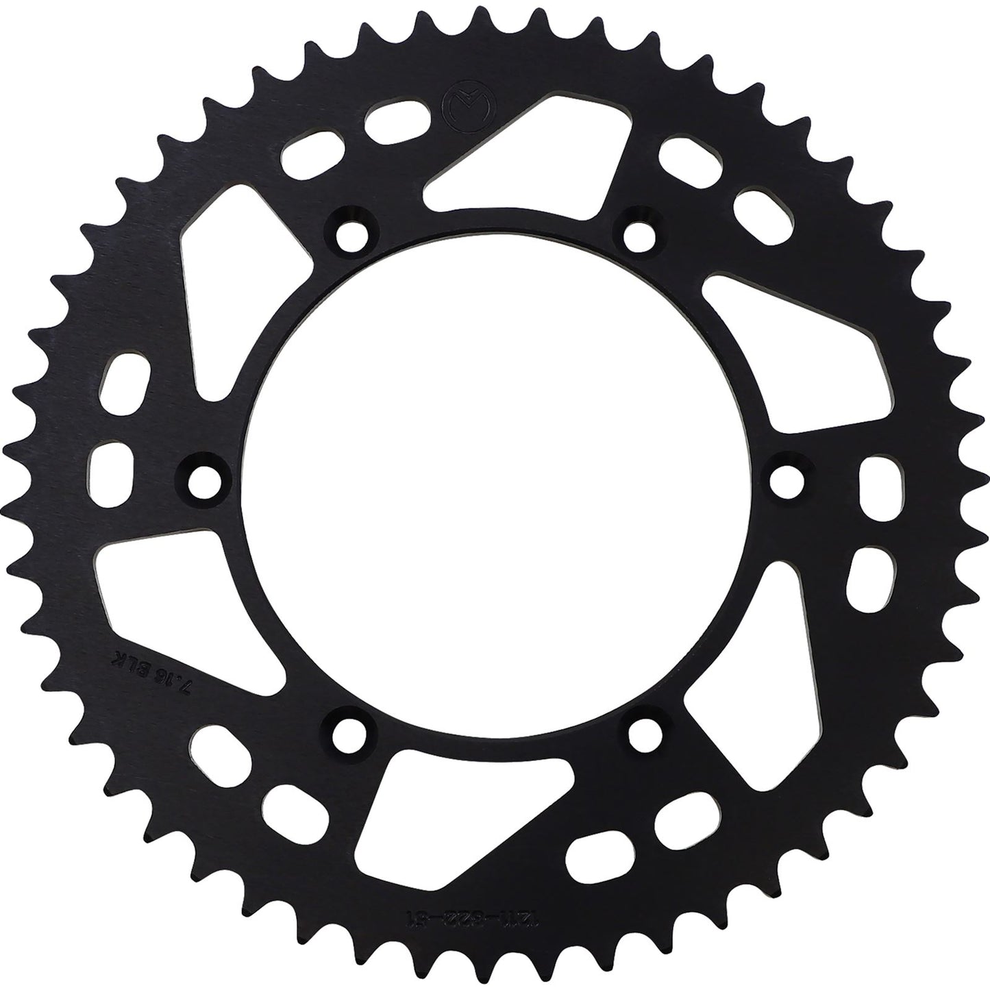 Moose Offroad Rear Aluminum Sprocket - Black - 51-Tooth 1211-822-51-10_1075053