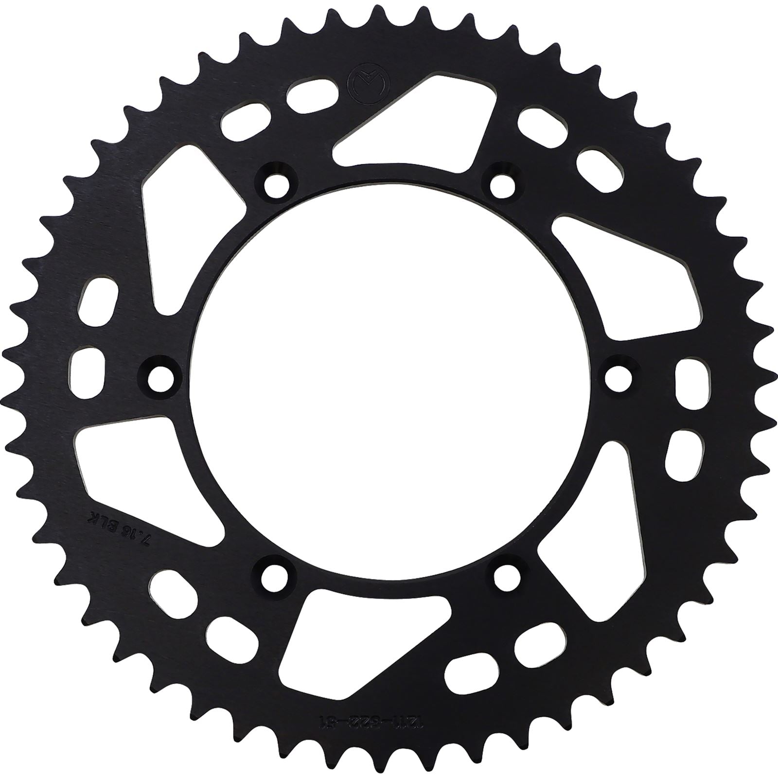 Moose Offroad Rear Aluminum Sprocket - Black - 51-Tooth 1211-822-51-10_1075053