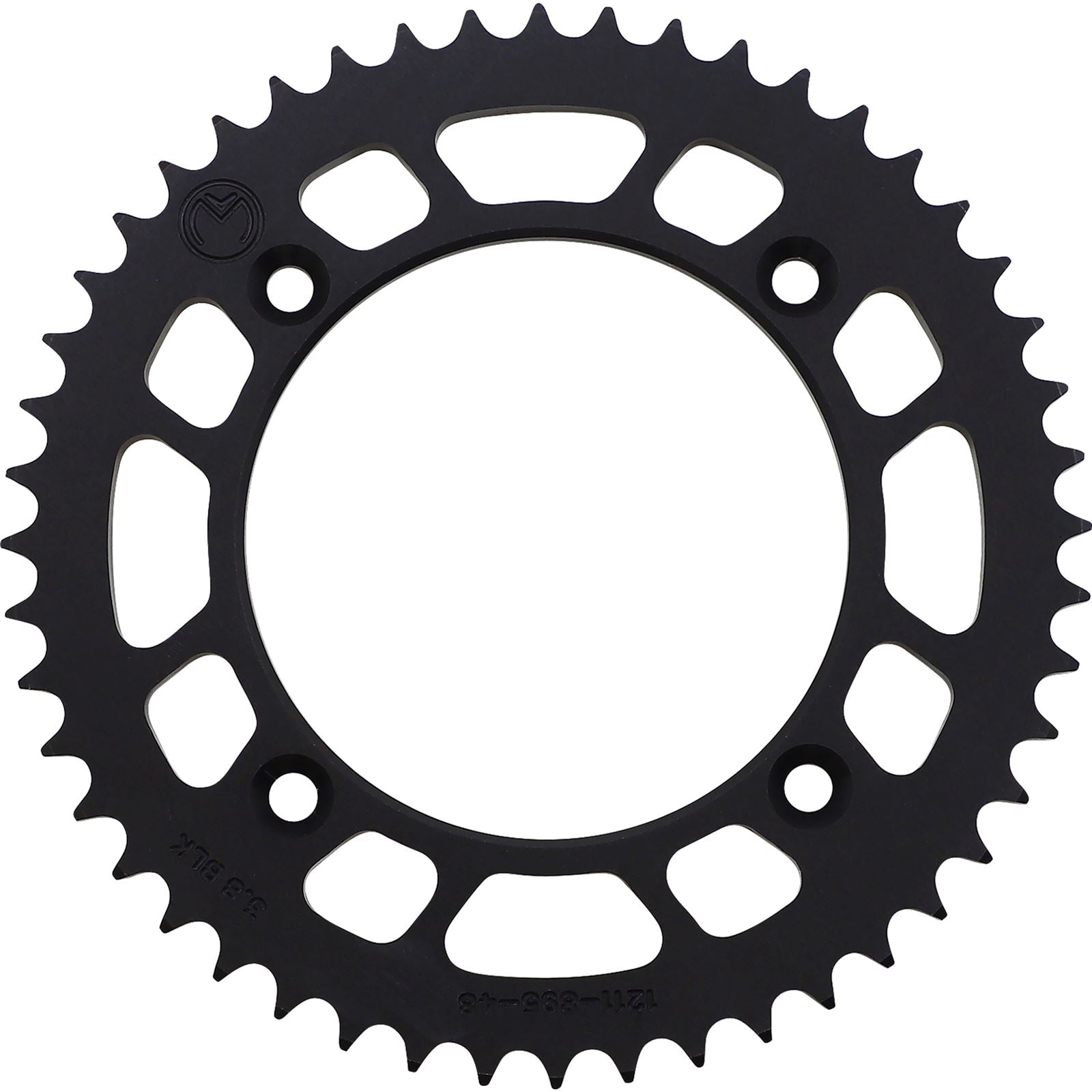 Moose Offroad Rear Aluminum Sprocket - Black - 48 Tooth 1211-895-48-10_1075049