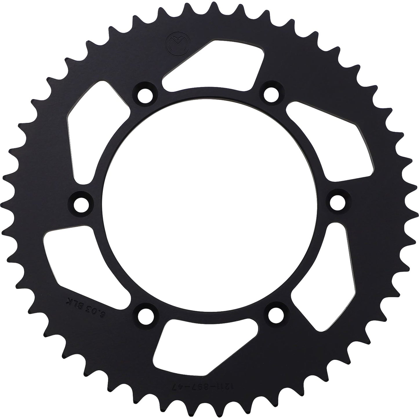 Moose Offroad Rear Aluminum Sprocket - Black - 47 Tooth 1211-897-47-10_1075046