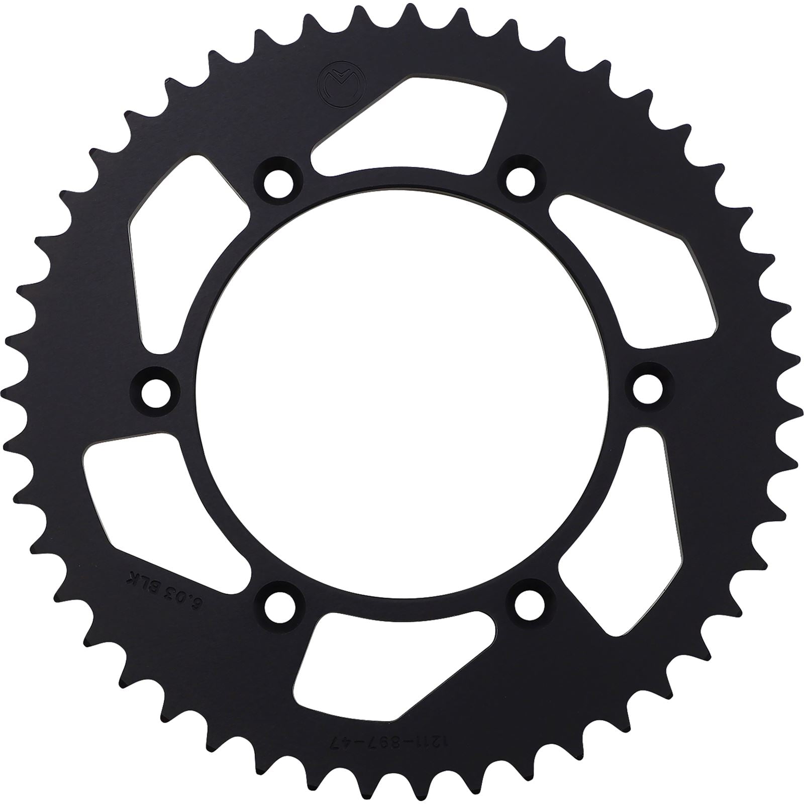 Moose Offroad Rear Aluminum Sprocket - Black - 47 Tooth 1211-897-47-10_1075046