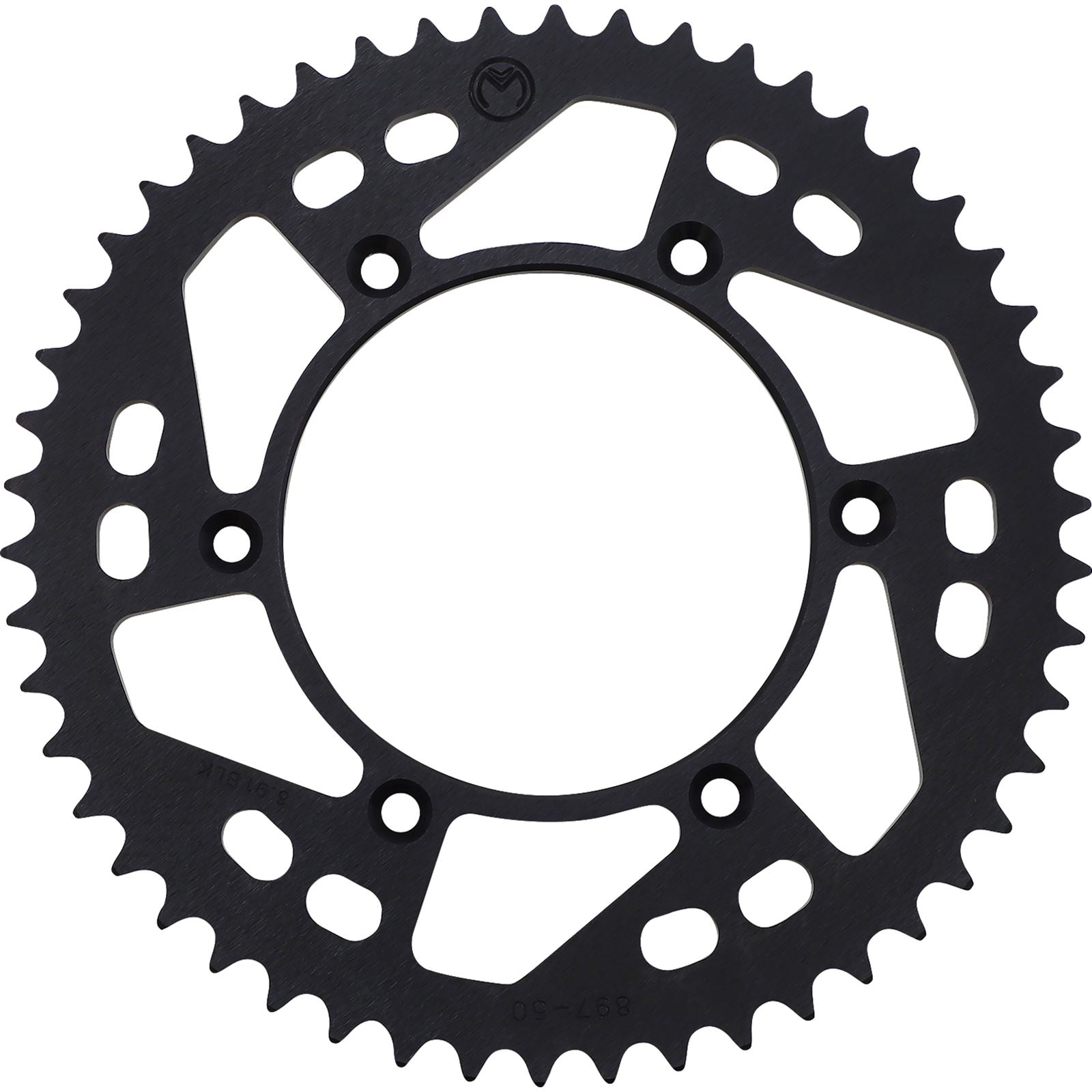 Moose Offroad Rear Aluminum Sprocket - Black - 50 Tooth 1211-897-50-10_1075043