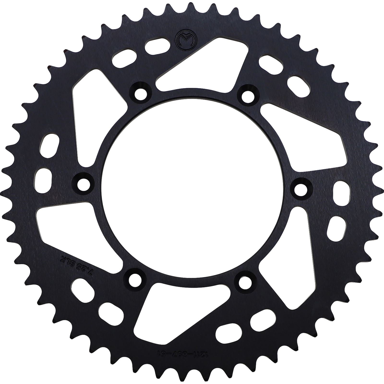 Moose Offroad Rear Aluminum Sprocket - Black - 51 Tooth 1211-897-51-10_1075042
