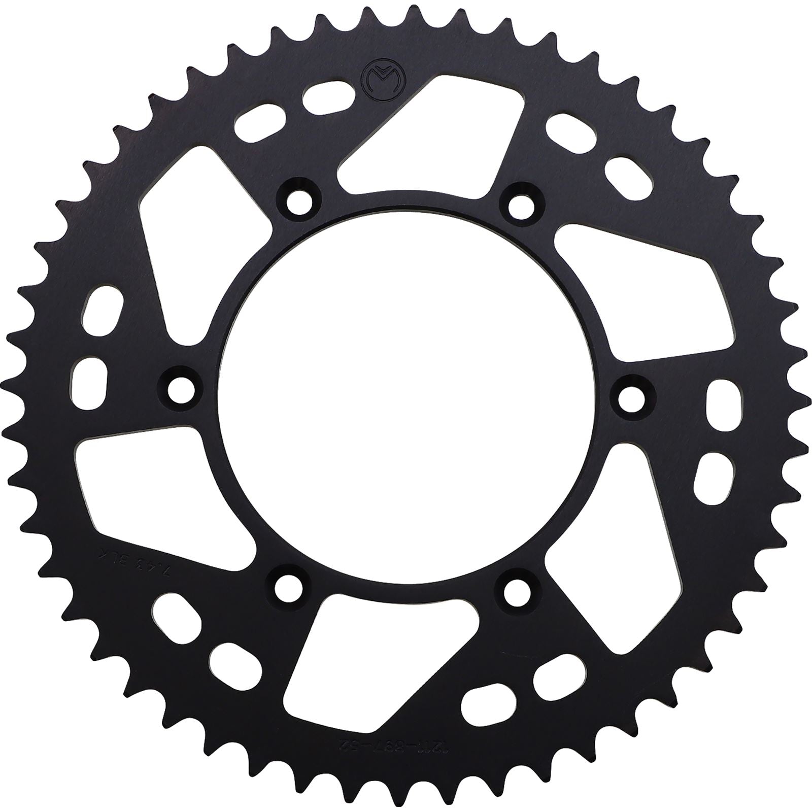 Moose Offroad Rear Aluminum Sprocket - Black - 52 Tooth 1211-897-52-10_1075041