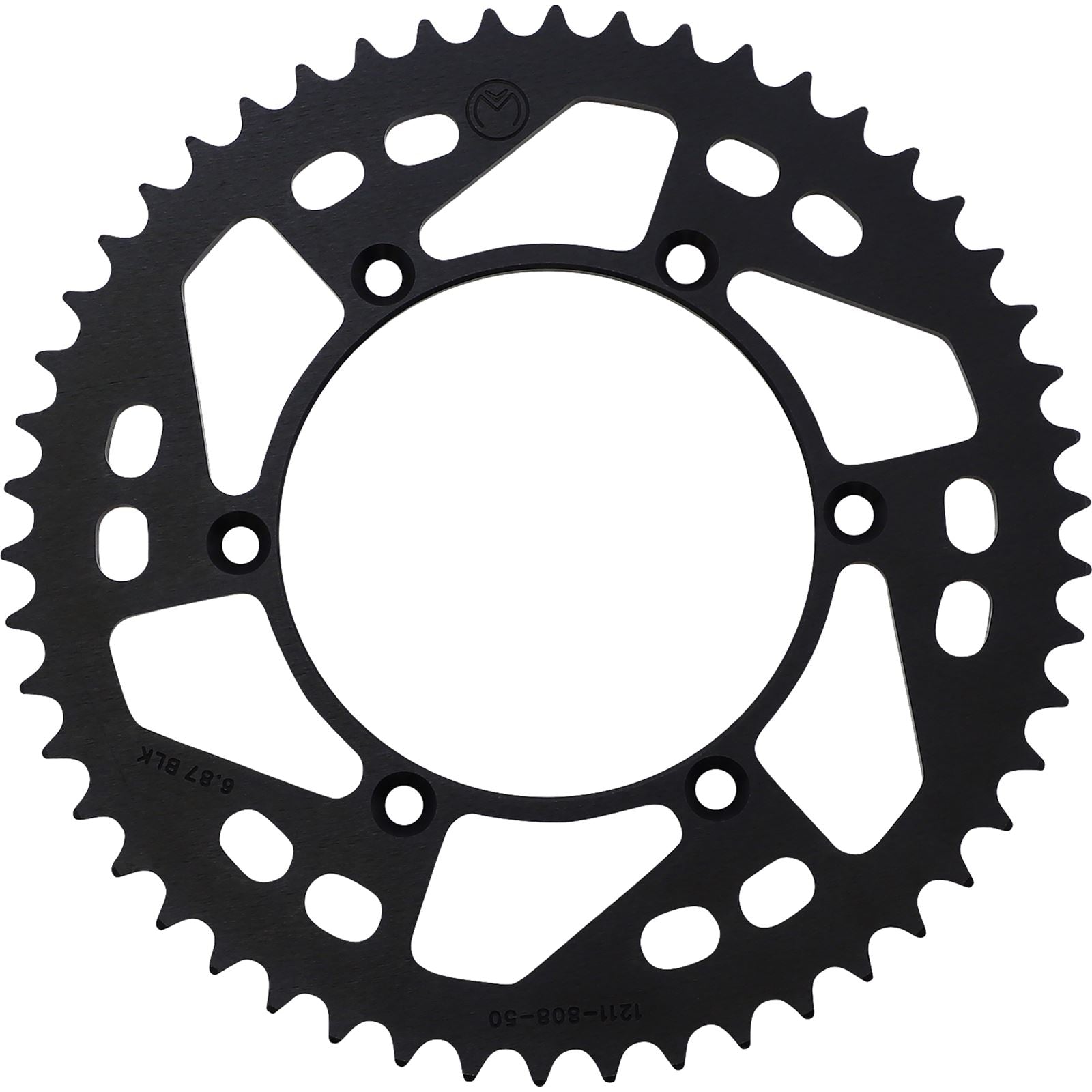 Moose Offroad Rear Aluminum Sprocket - Black - 50 Tooth 1211-808-50-10_1075081