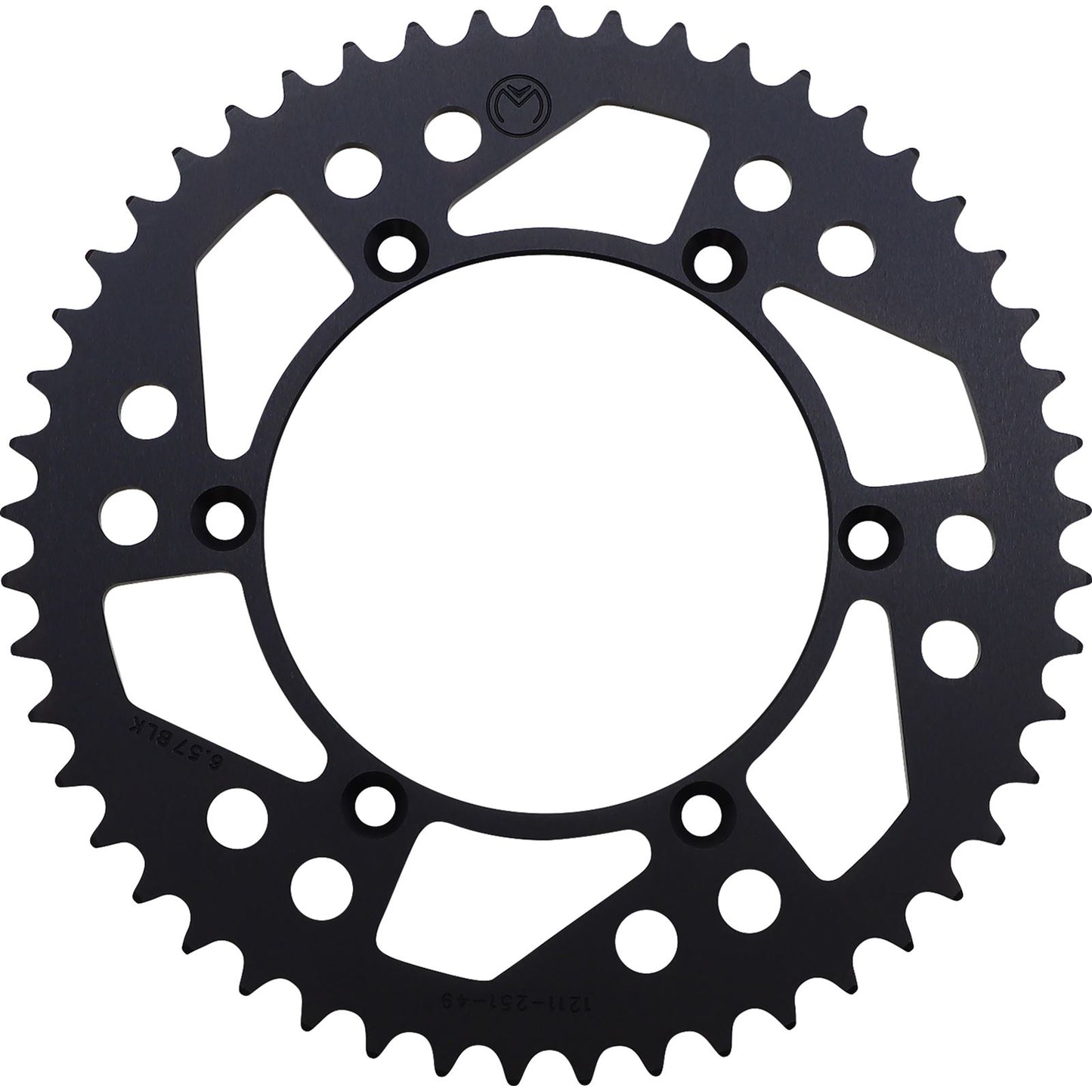 Moose Offroad Rear Aluminum Sprocket - Black - 49 Tooth 1211-251-49-10_1075089