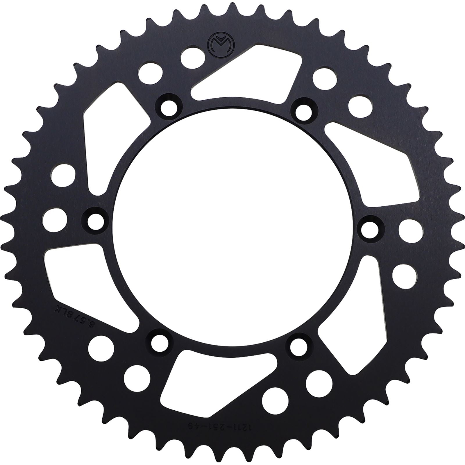 Moose Offroad Rear Aluminum Sprocket - Black - 49 Tooth 1211-251-49-10_1075089