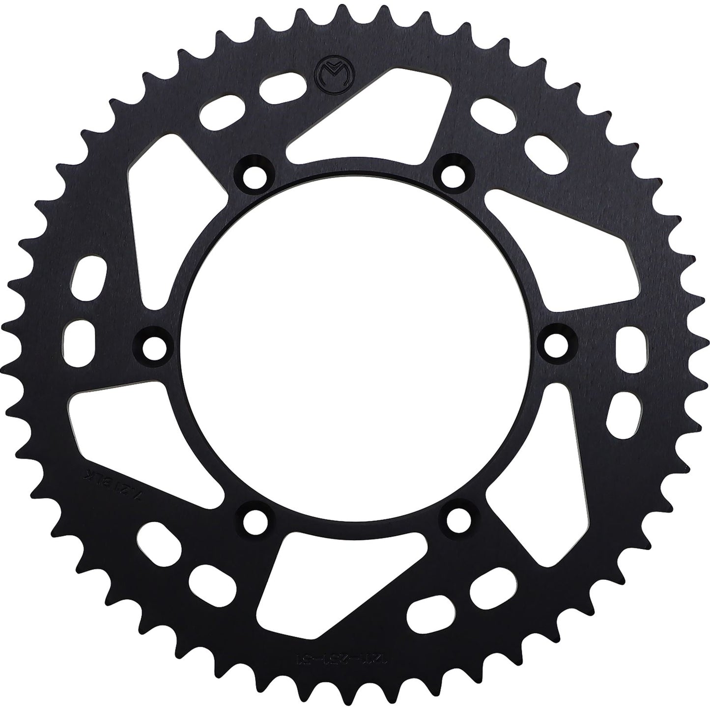 Moose Offroad Rear Aluminum Sprocket - Black - 51 Tooth for Yamaha 1211-251-51-10_1075076