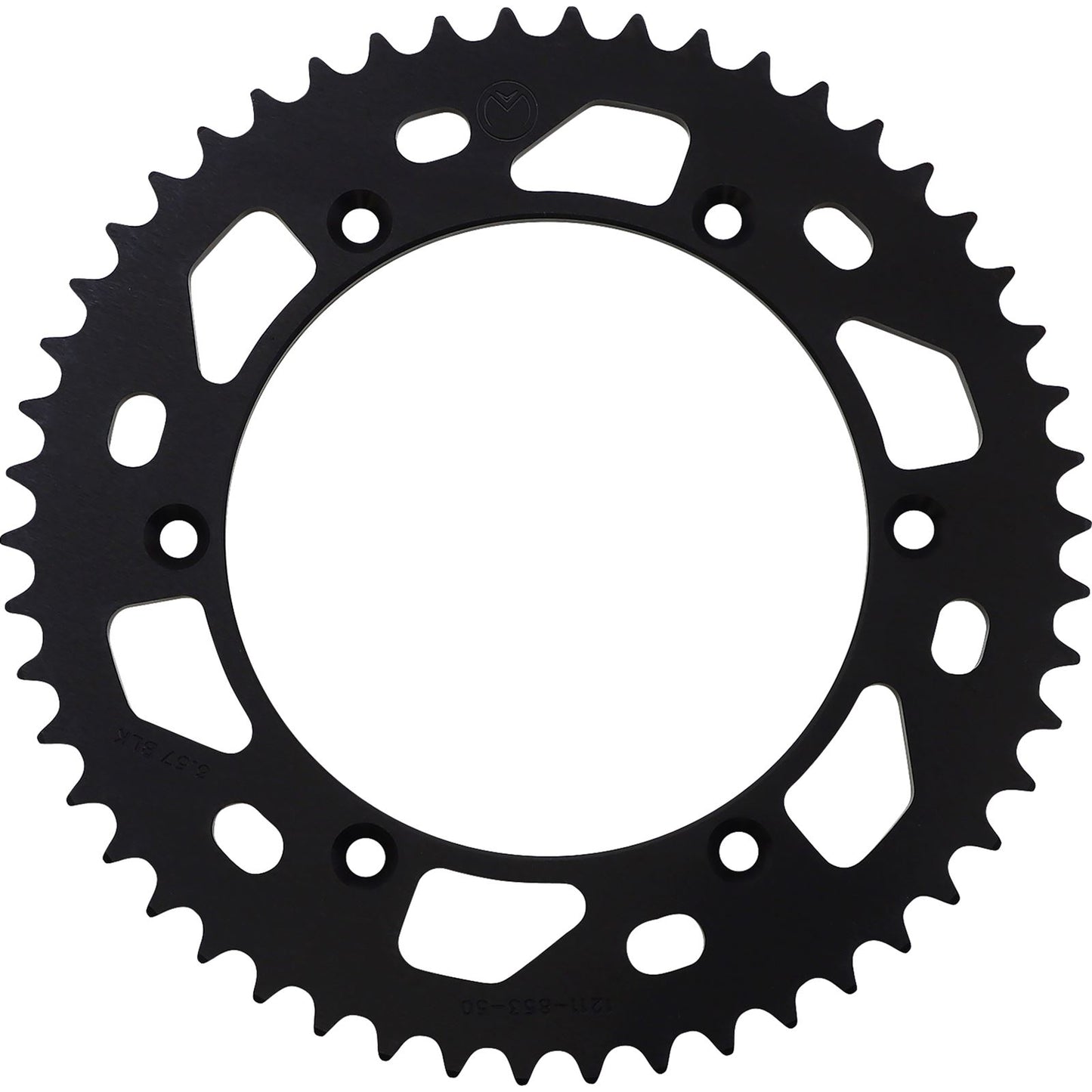 Moose Offroad Rear Aluminum Sprocket - Black - 50 Tooth for Yamaha 1211-853-50-10_1075075