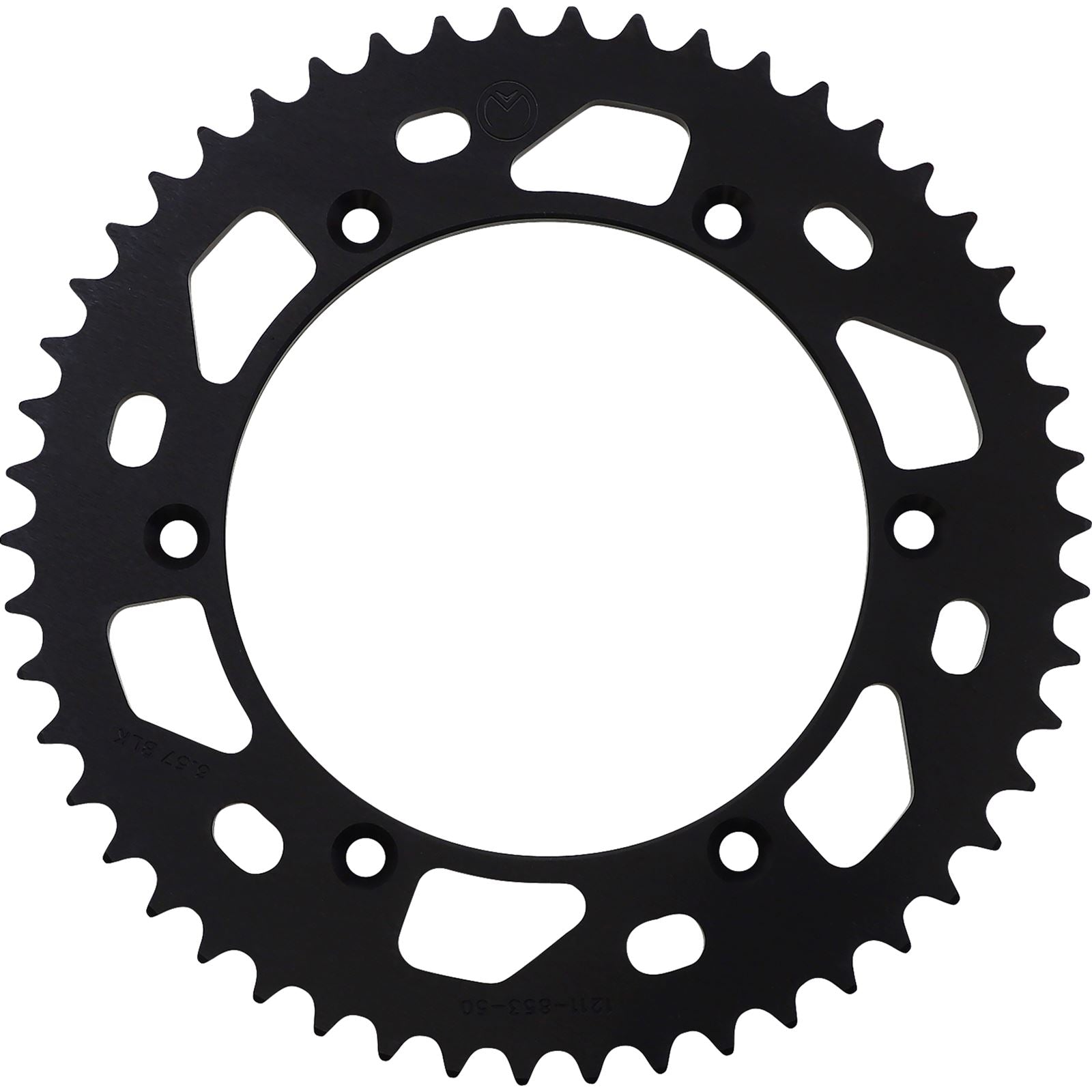 Moose Offroad Rear Aluminum Sprocket - Black - 50 Tooth for Yamaha 1211-853-50-10_1075075