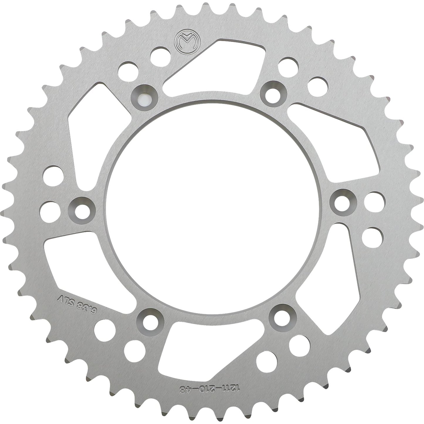 Moose Offroad Rear Aluminum Sprocket - Silver - 48 Tooth for Honda 1211-210-48-11_1075074