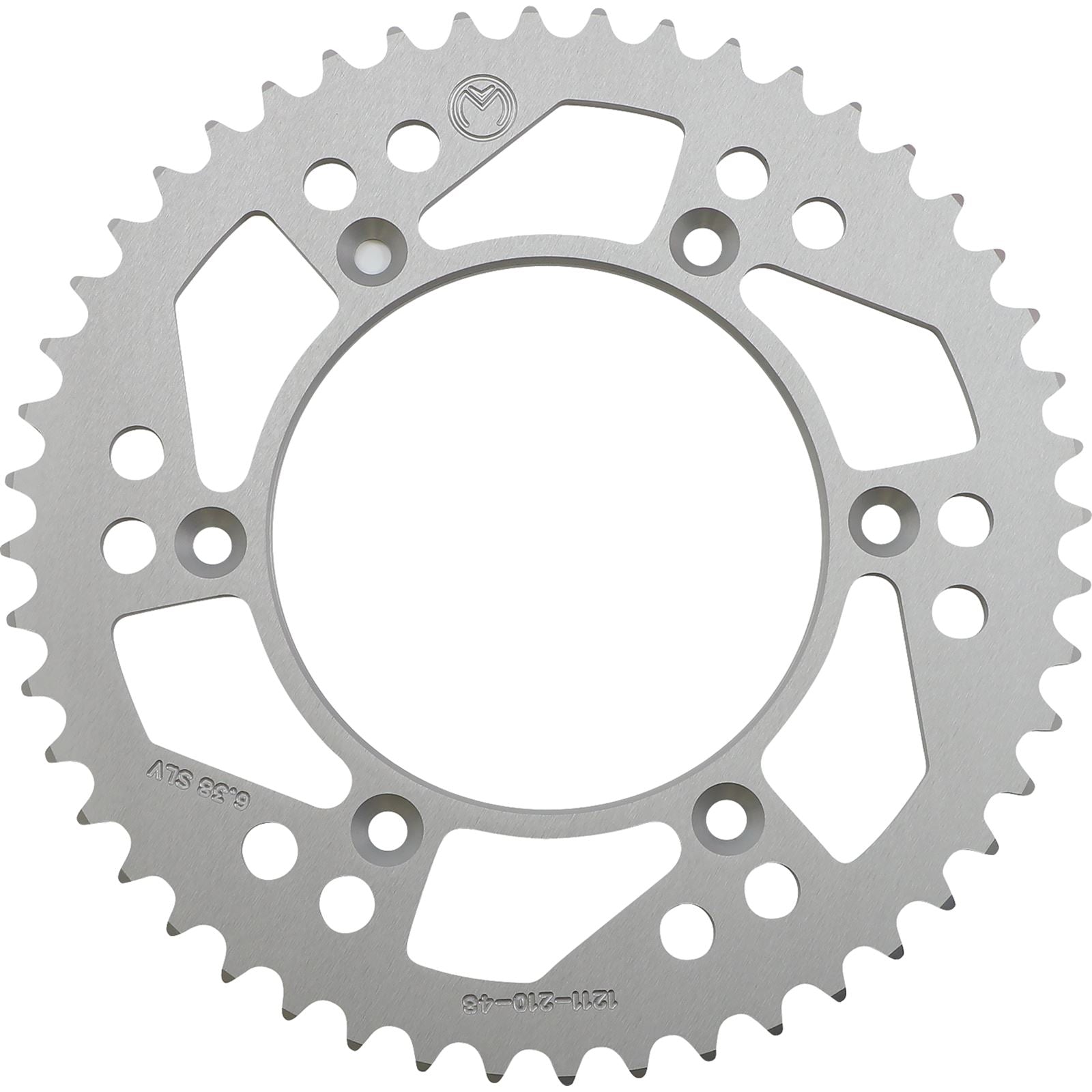 Moose Offroad Rear Aluminum Sprocket - Silver - 48 Tooth for Honda 1211-210-48-11_1075074
