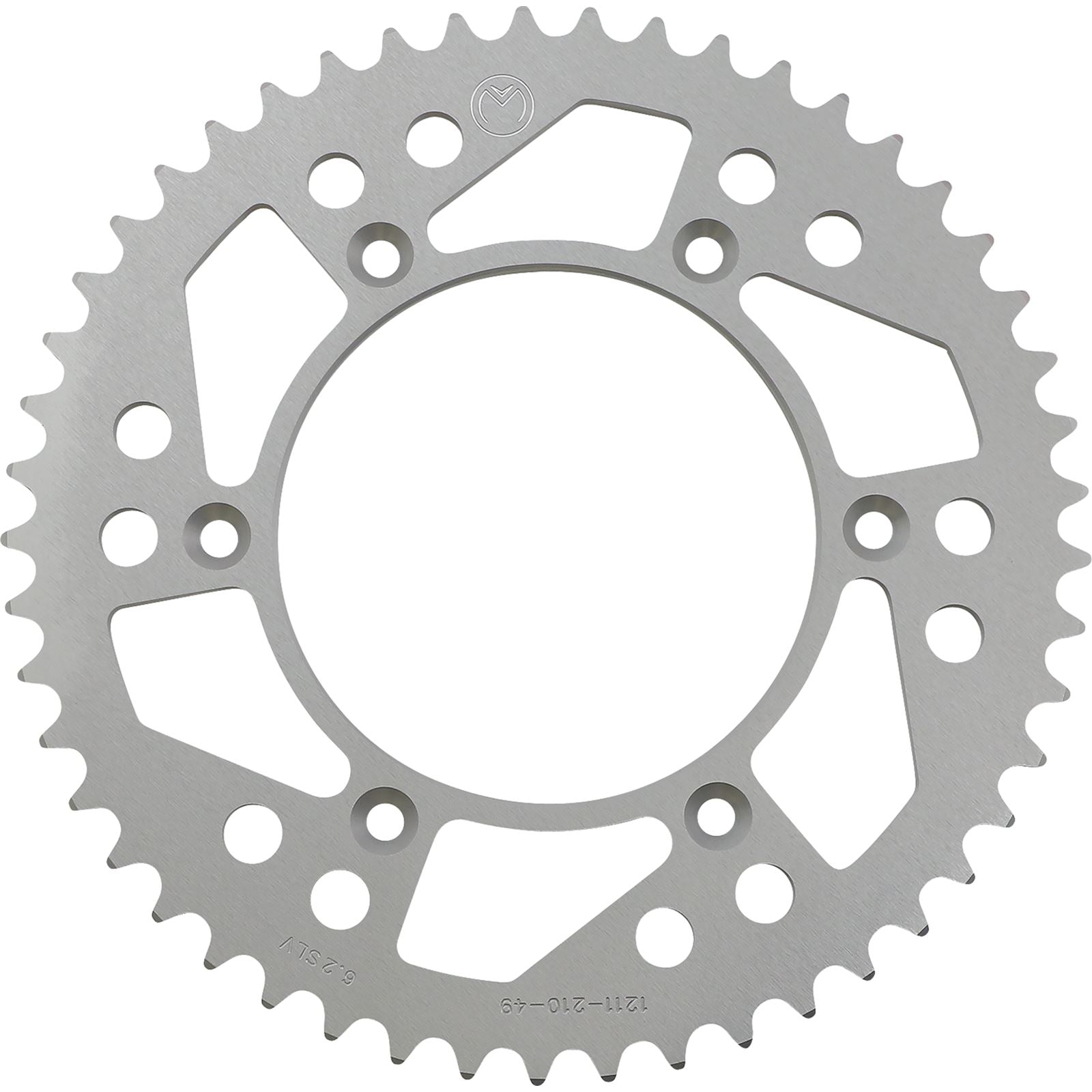 Moose Offroad Rear Aluminum Sprocket - Silver - 49 Tooth for Honda 1211-210-49-11_1075073