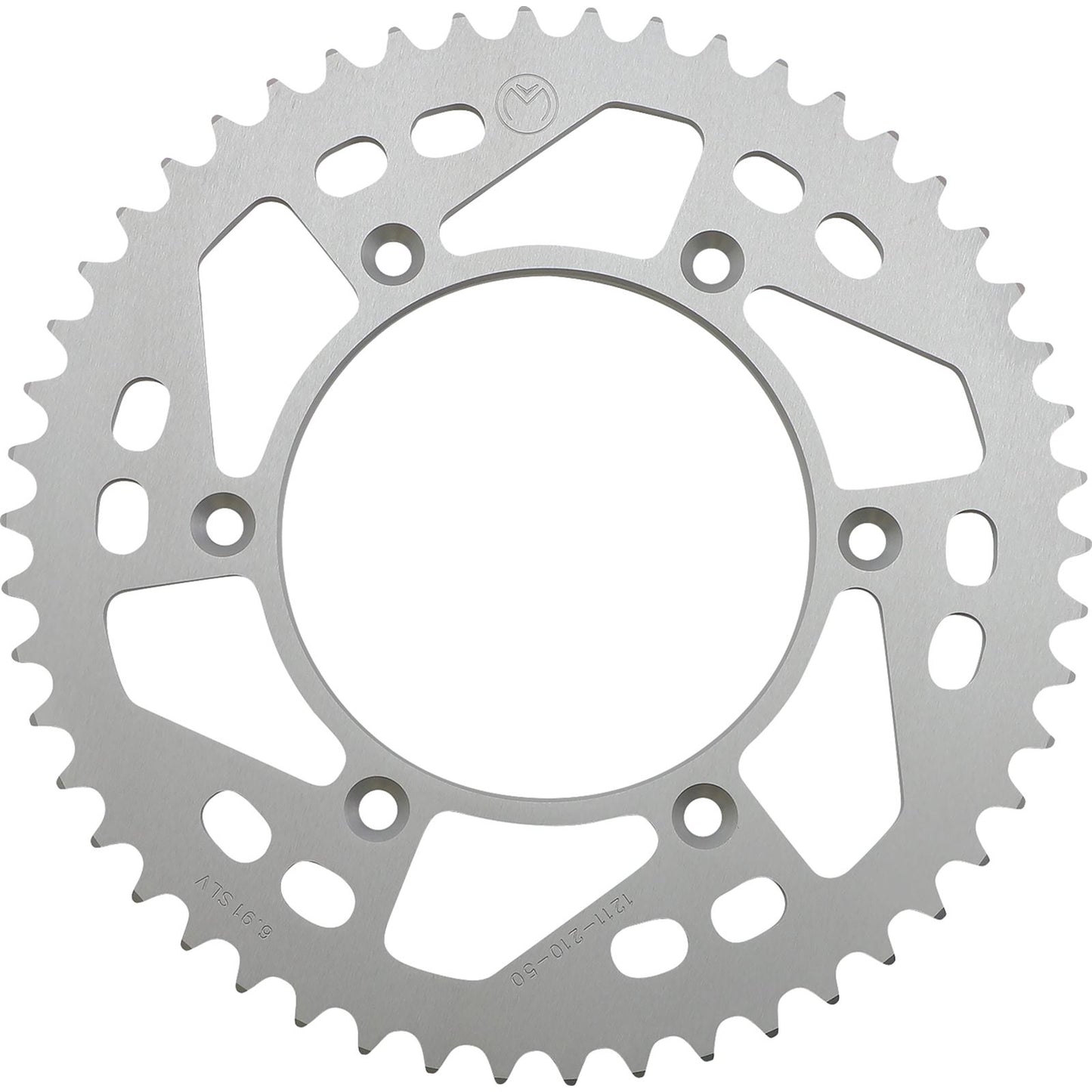 Moose Offroad Rear Aluminum Sprocket - Silver - 50 Tooth for Honda 1211-210-50-11_1075072